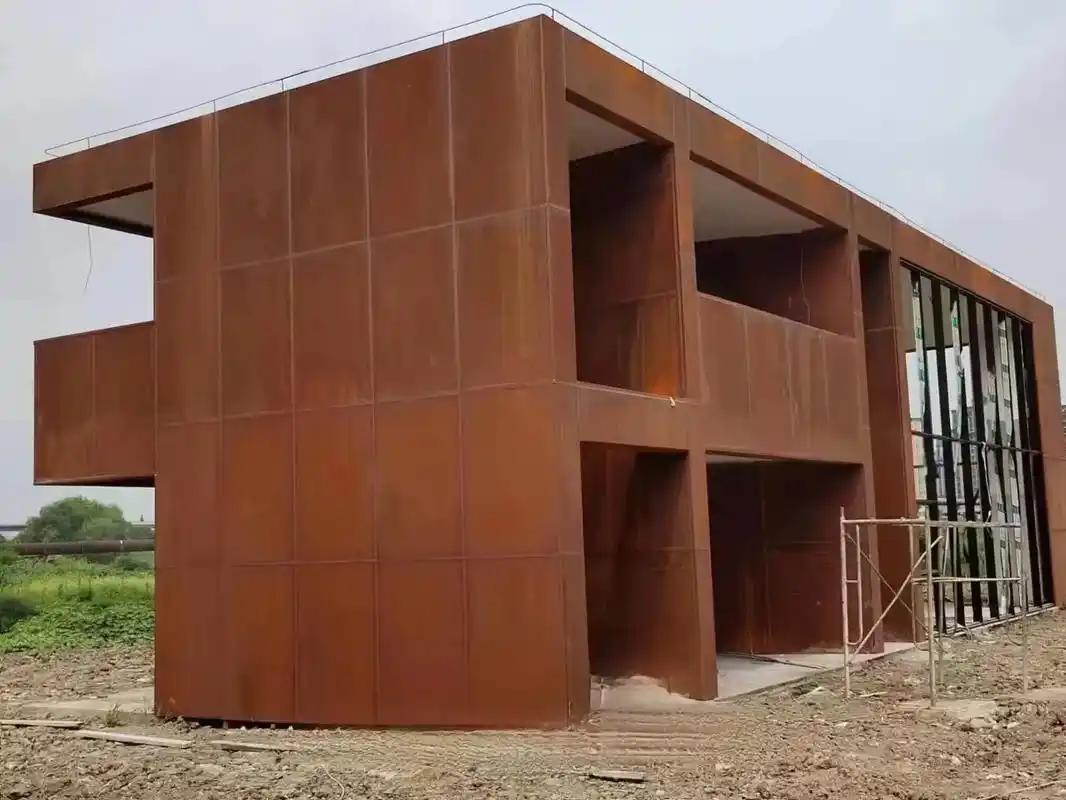 感城镇耐候钢板幕墙